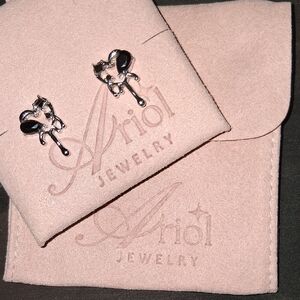 Ariol Silver Heart Fashion Earrings